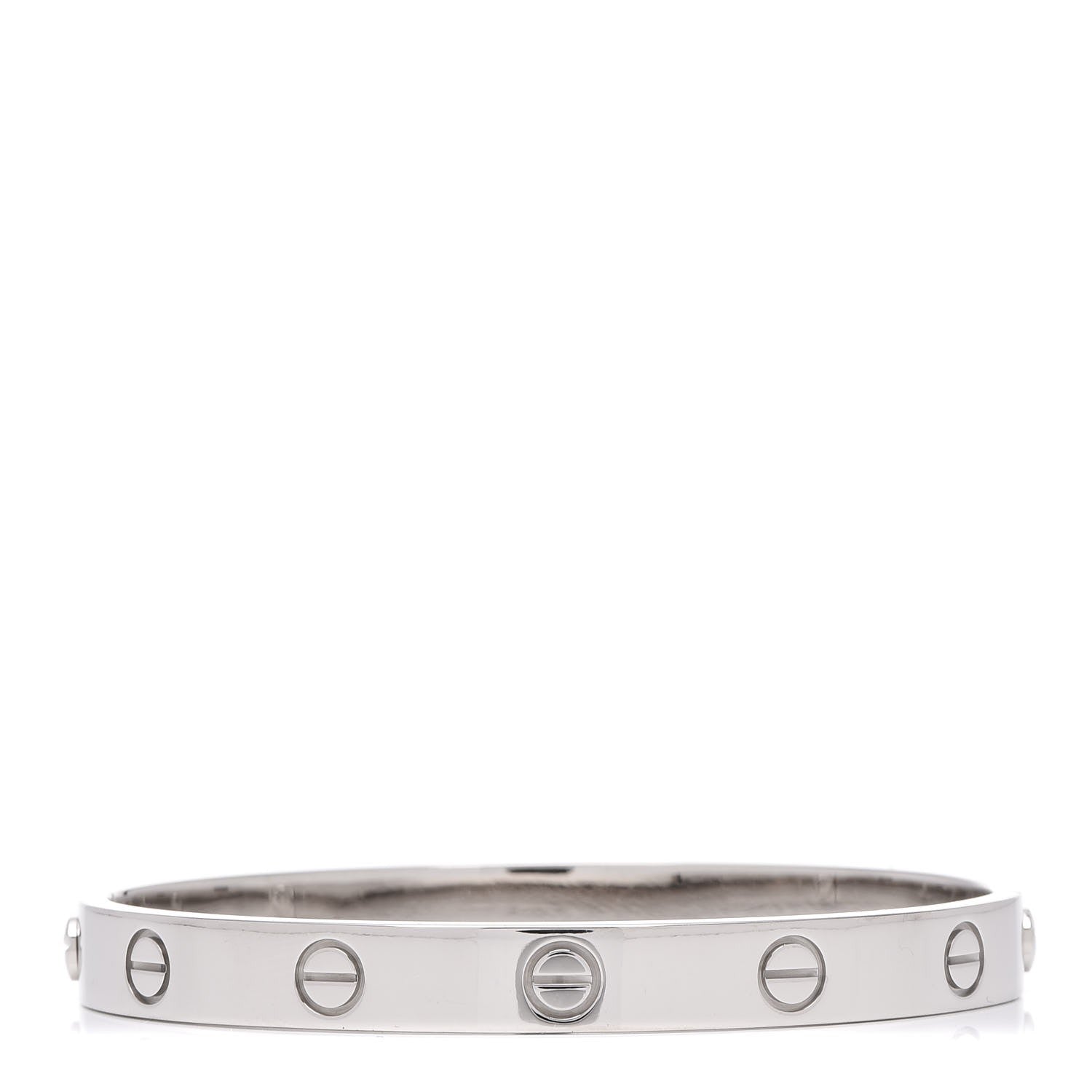 Cartier 18K White Gold LOVE Bracelet 16 3 of 6