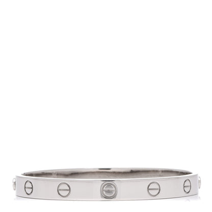Cartier 18K White Gold LOVE Bracelet 16 3 of 6