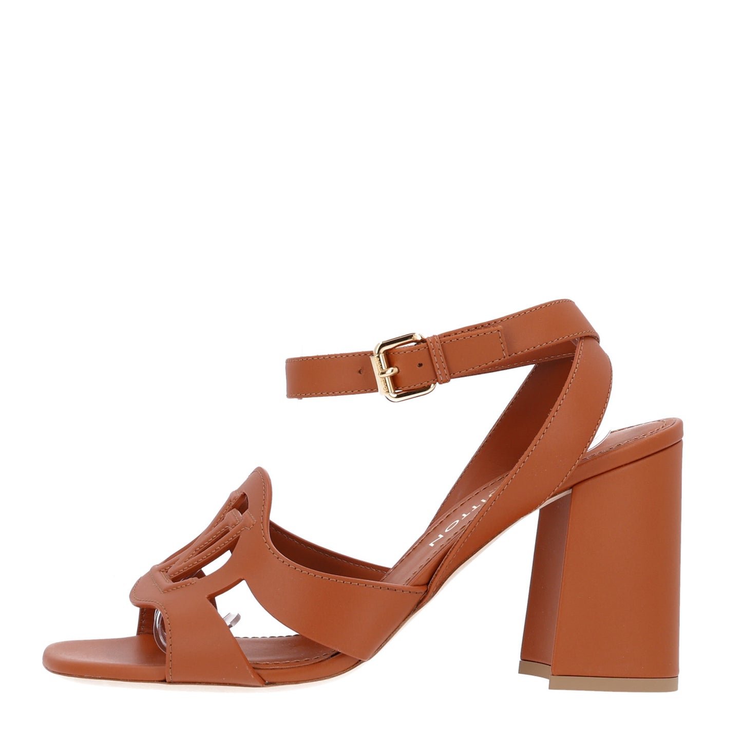 Calfskin LV Isola Sandals 40 Cognac