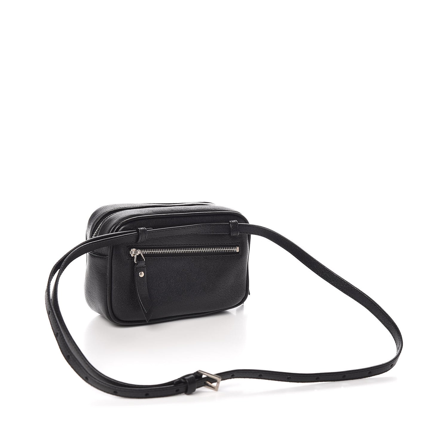 Lambskin Monogram Lou Belt Bag Black