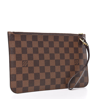 Louis Vuitton Damier Ebene Neverfull MM GM Pochette 3 of 10