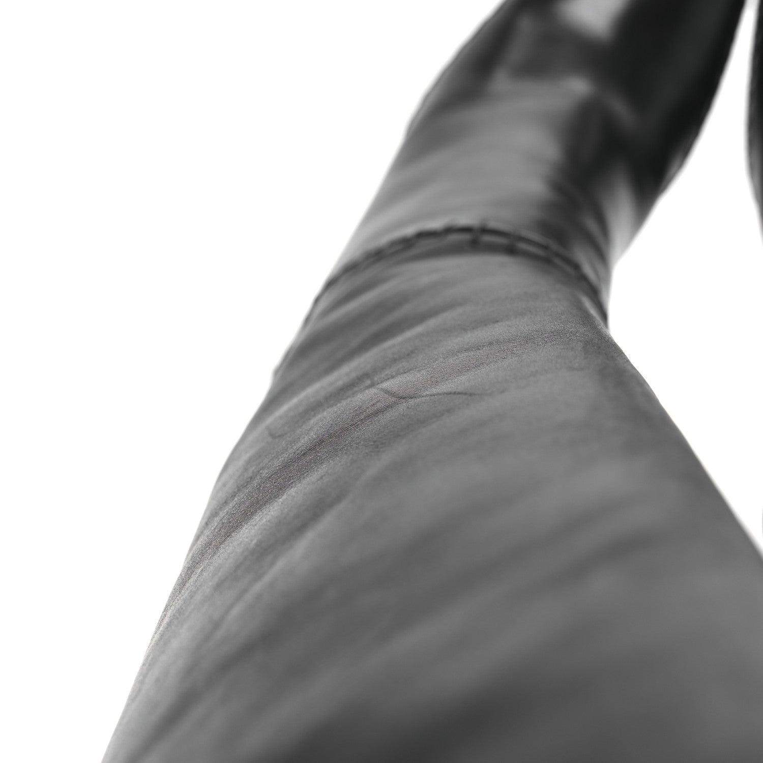 Gucci Nappa Stitched Knee High Boots 38.5 Black 11 of 12