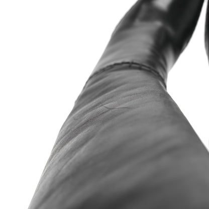 Gucci Nappa Stitched Knee High Boots 38.5 Black 11 of 12