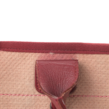 Chanel Canvas Medium Deauville Tote Red 18 of 19