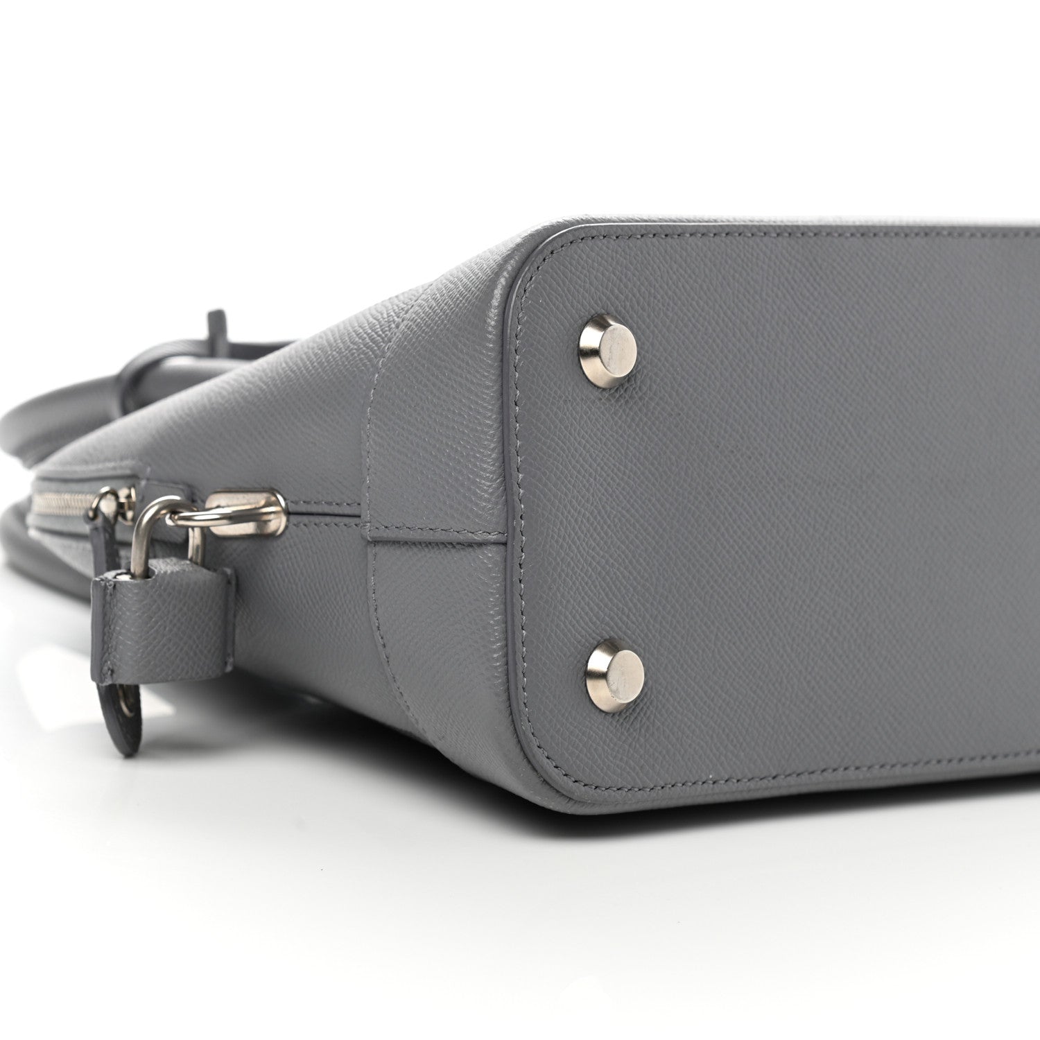 Balenciaga Grained Calfskin S Ville Top Handle Bag Gris Glace 9 of 14