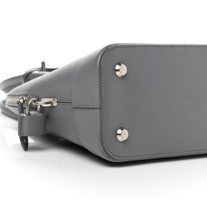 Balenciaga Grained Calfskin S Ville Top Handle Bag Gris Glace 9 of 14