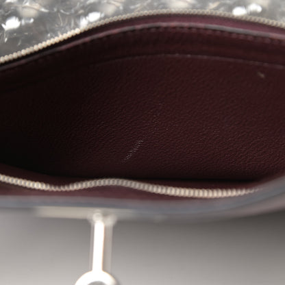 Hermes Taurillon Clemence Jypsiere 34 Prune 11 of 13