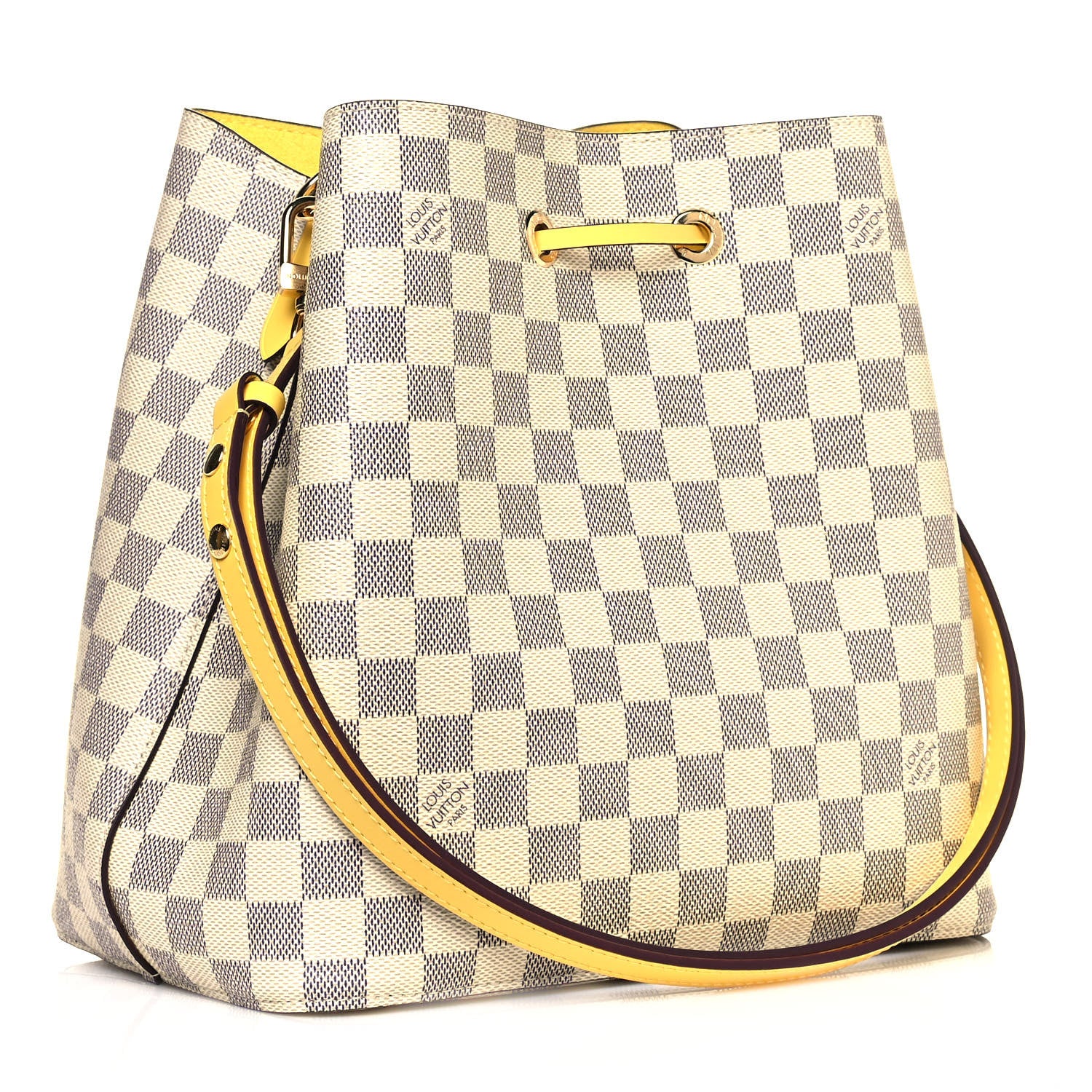 Louis Vuitton Damier Azur Neonoe MM Pineapple 3 of 11
