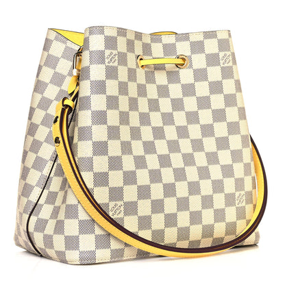 Louis Vuitton Damier Azur Neonoe MM Pineapple 3 of 11