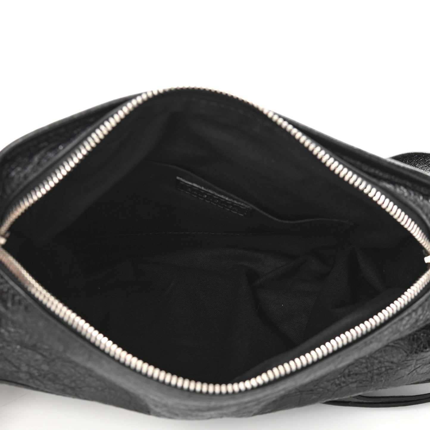 Lambskin Classic Hardware Neo Lift Hip Bag Black