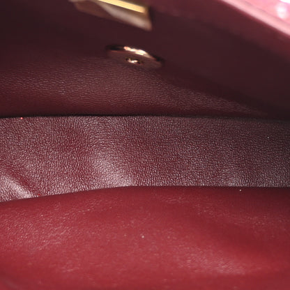 Chanel Shaded Sequins Mini Flap Black Burgundy Red Yellow 5 of 12