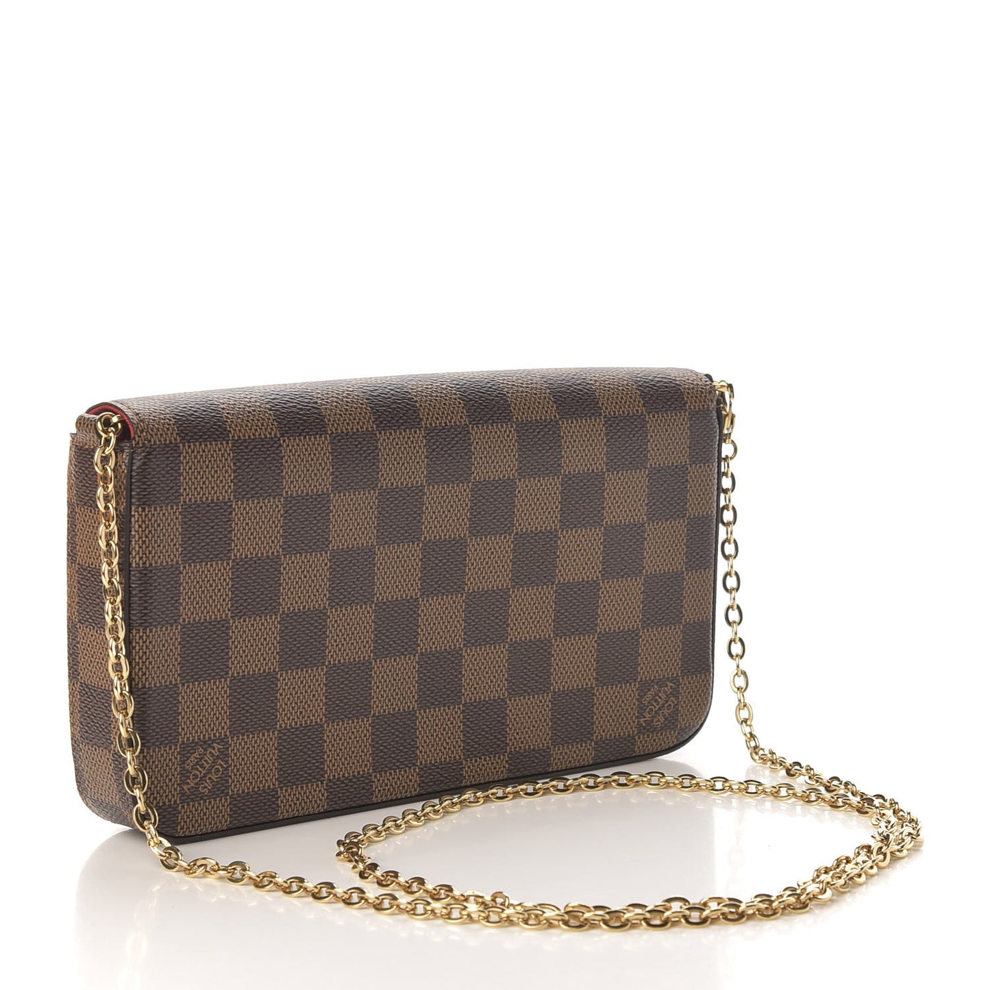 Damier Ebene Pochette Felicie Chain Wallet
