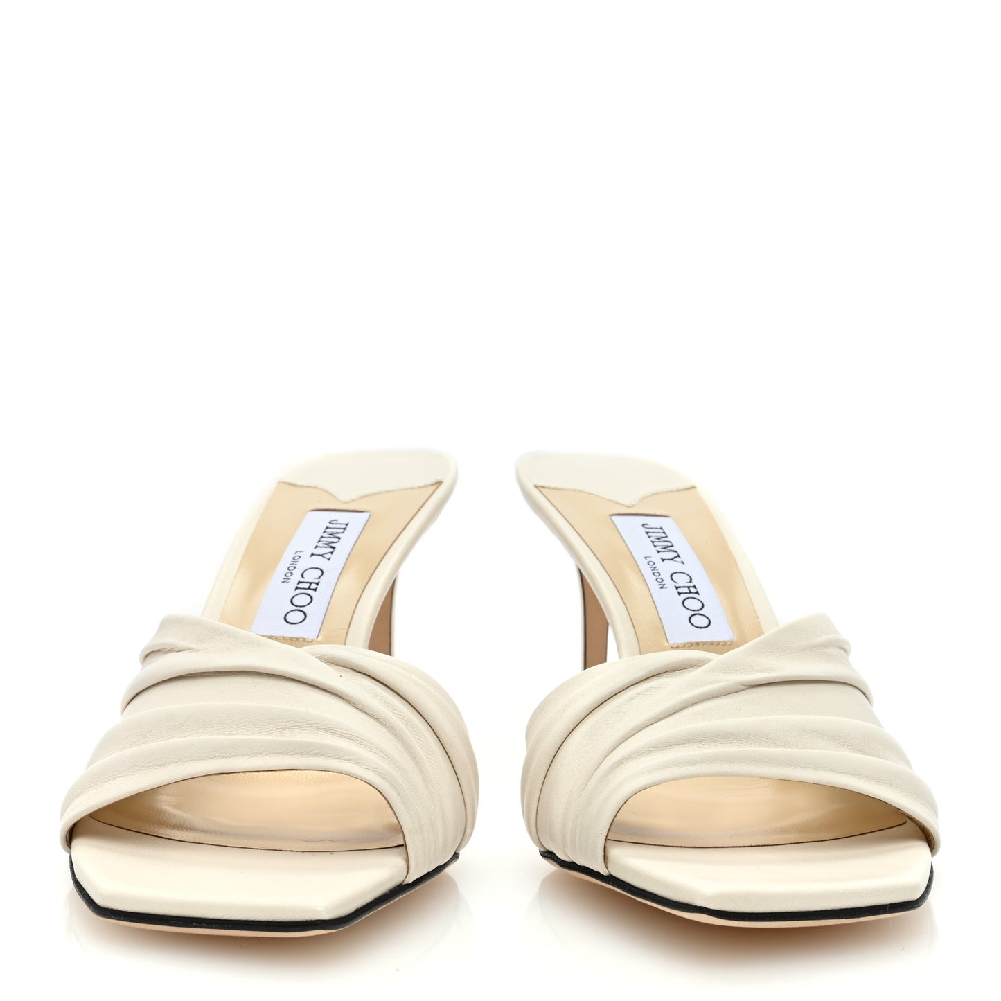 Luxe Nappa Basil 75 Sandals 39.5 Latte