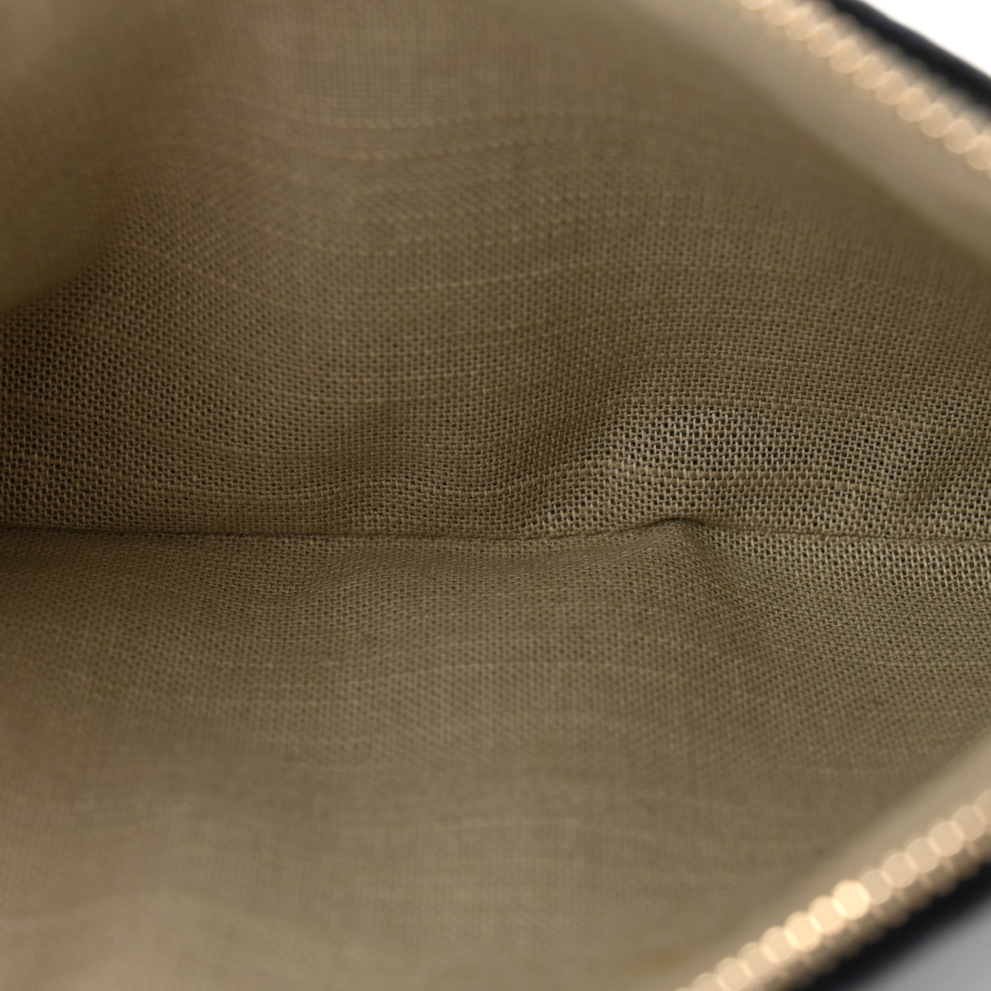 Mixed Fibers Small Deauville Pouch Black