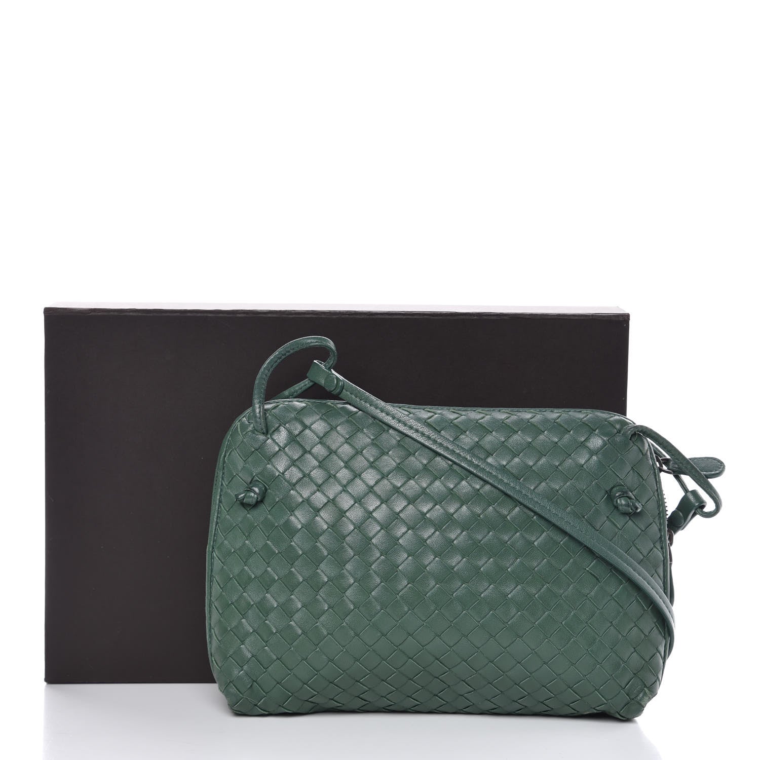 Bottega Veneta Nappa Intrecciato Pillow Crossbody Green 14 of 14