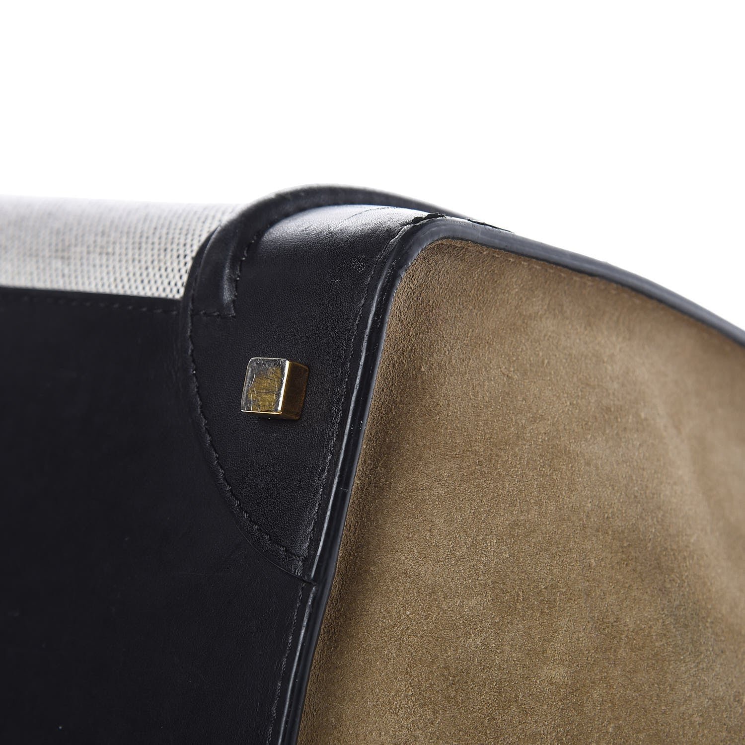 Celine Canvas Smooth Calfskin Suede Mini Tri-Color Luggage 12 of 20