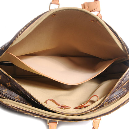 Louis Vuitton Monogram Alize 2 Compartment Luggage Travel Bag 5 of 7