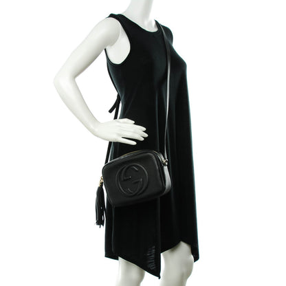 Gucci Pebbled Calfskin Small Soho Disco Bag Black 2 of 7