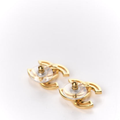 Chanel Metal Obazine CC Earrings Gold 3 of 5
