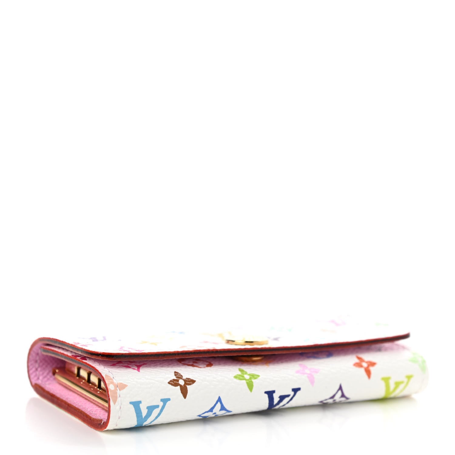 Louis Vuitton Monogram Multicolor Multicles 4 Key Holder White Litchi 4 of 8