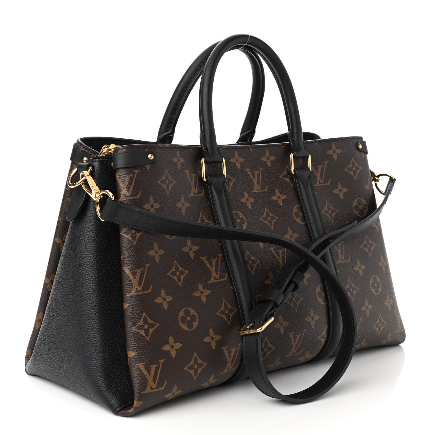 Louis Vuitton Monogram Soufflot MM Black 3 of 13