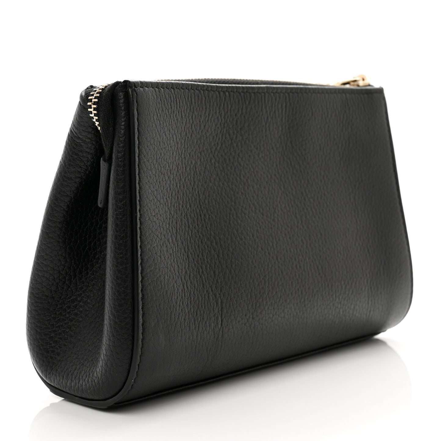 Grained Calfskin Neo Executive Cosmetic Case Black