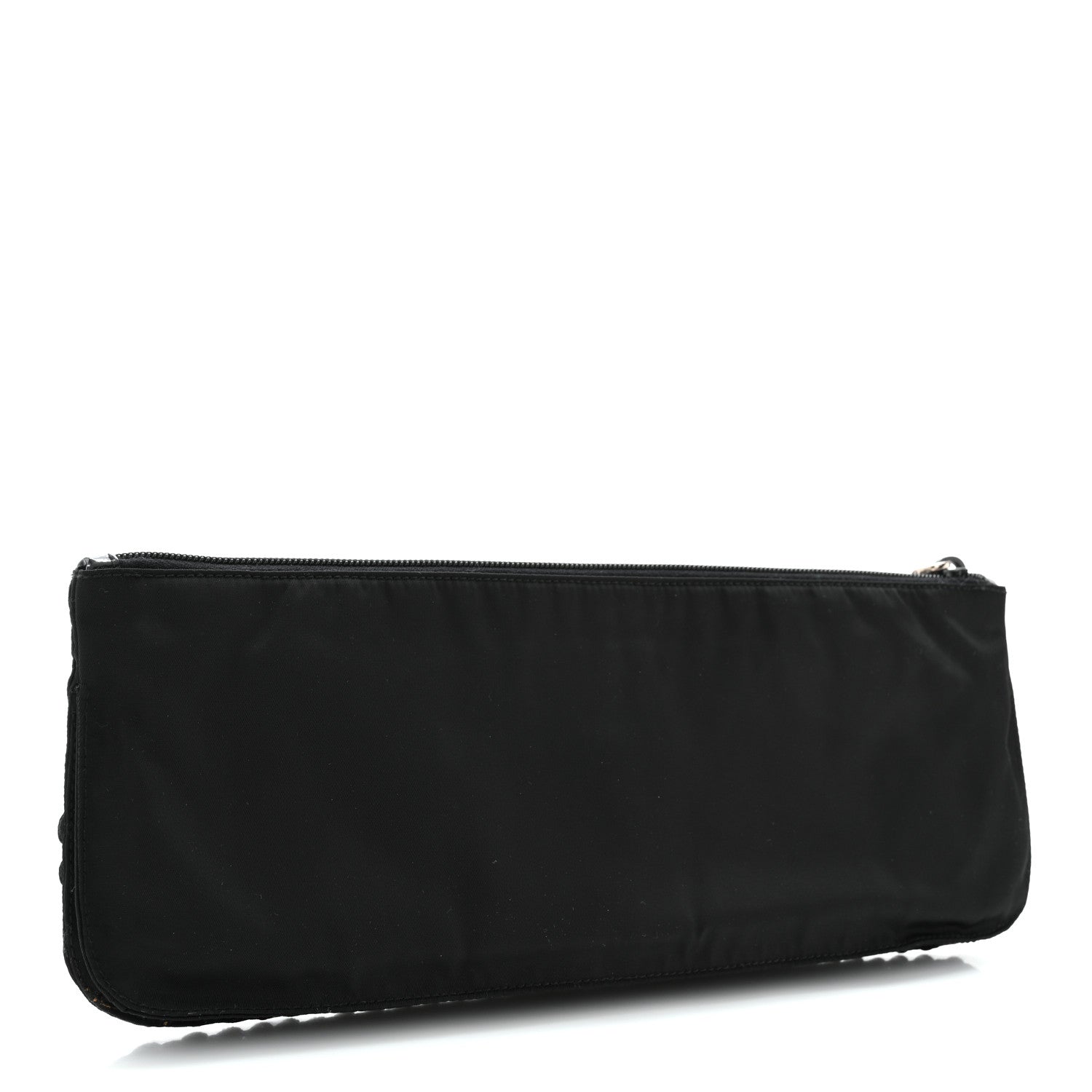 Prada Passamaneria Embroidered Clutch Black 3 of 7