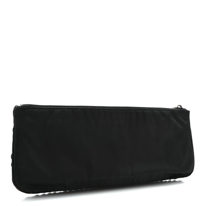 Prada Passamaneria Embroidered Clutch Black 3 of 7