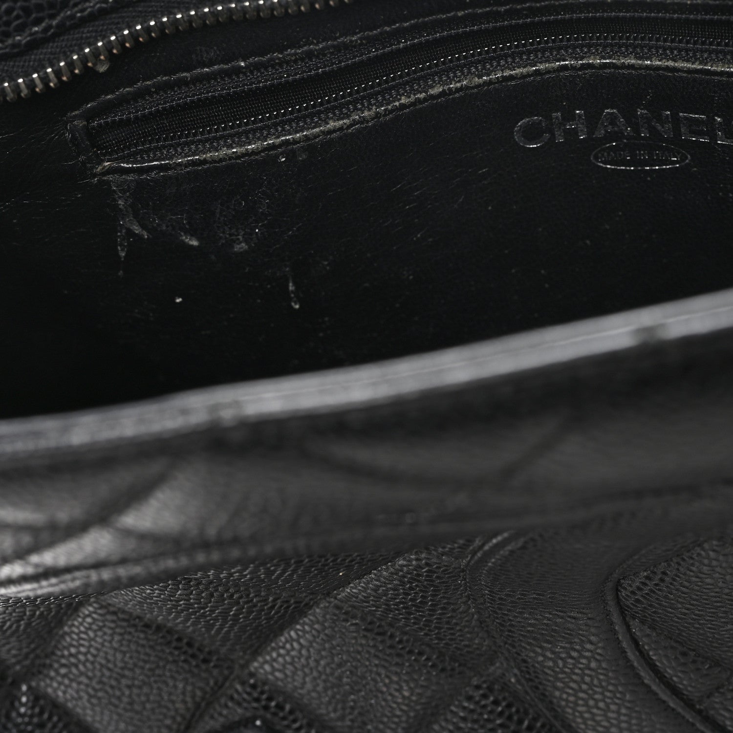 Chanel Caviar Quilted Medallion Tote Black 12 of 13