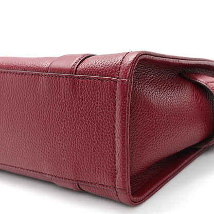 Marc Jacobs Grained Calfskin Small The Tote Bag Cherry 10 of 10