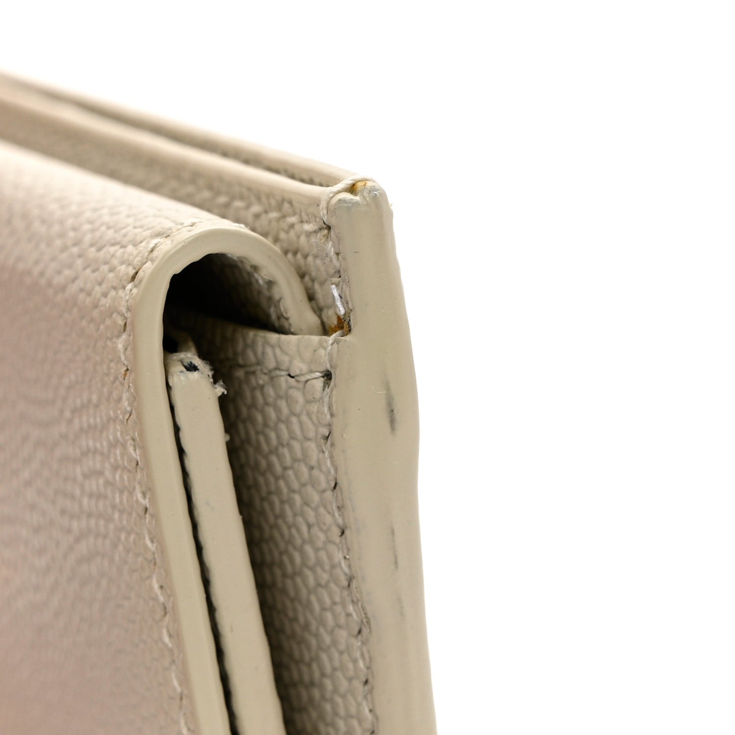 Grain De Poudre Uptown Monogram Card Case Blanc Vintage