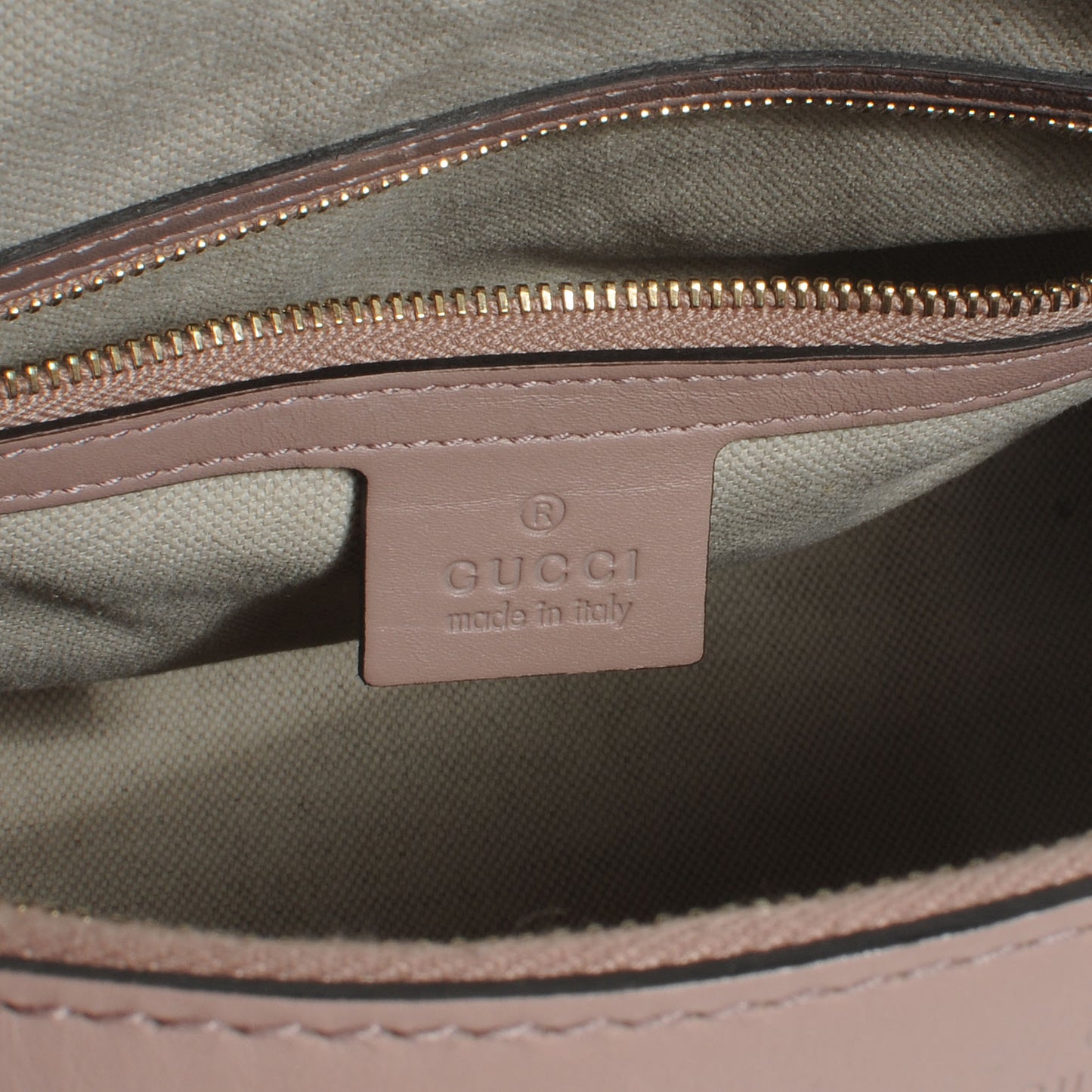 Monogram Vintage Web Medium Boston Light Pink