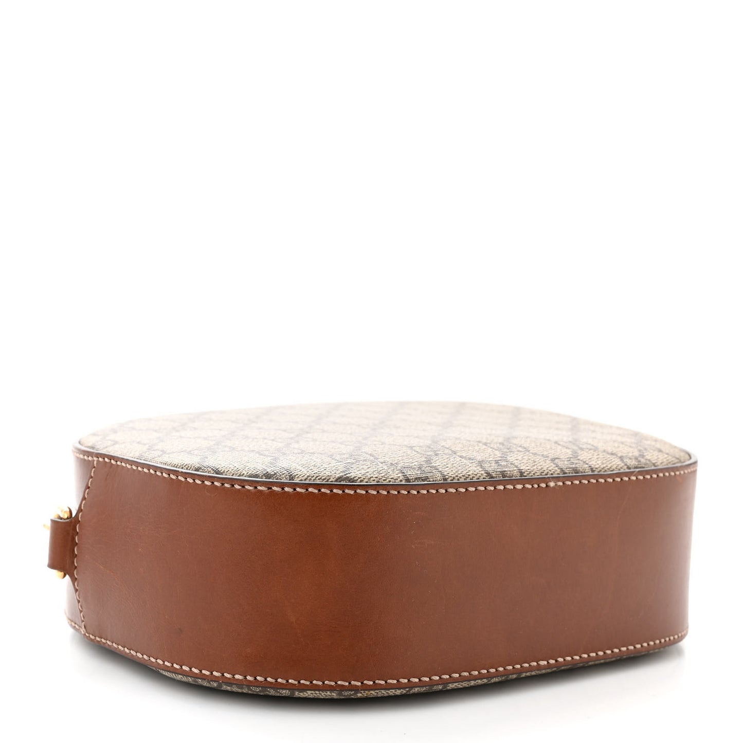 GG Supreme Monogram Cuoio Toscano Mini Chain Shoulder Bag Beige Ebony Cuir