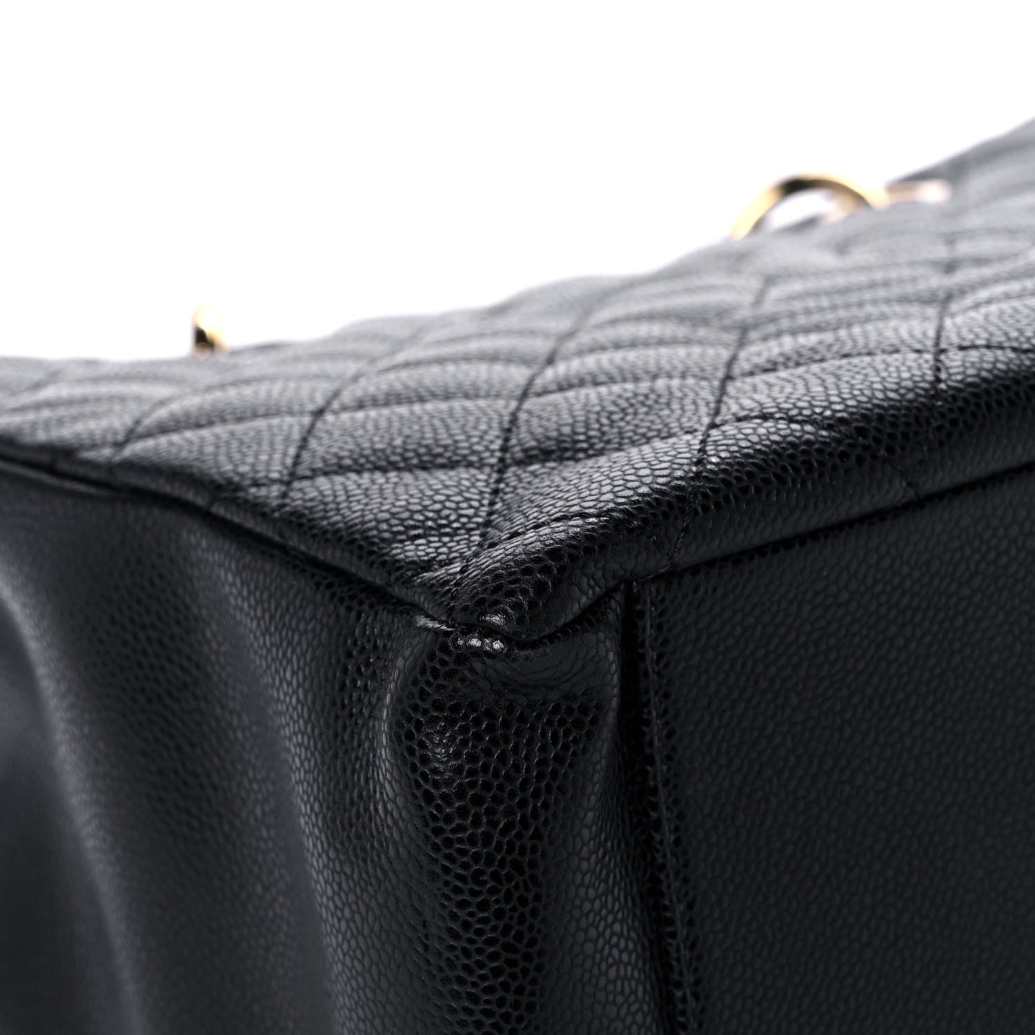 Chanel Caviar Quilted Grand Shopping Tote GST Black 9 of 12