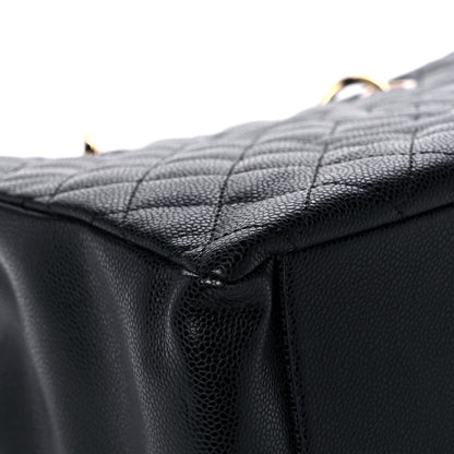 Chanel Caviar Quilted Grand Shopping Tote GST Black 9 of 12