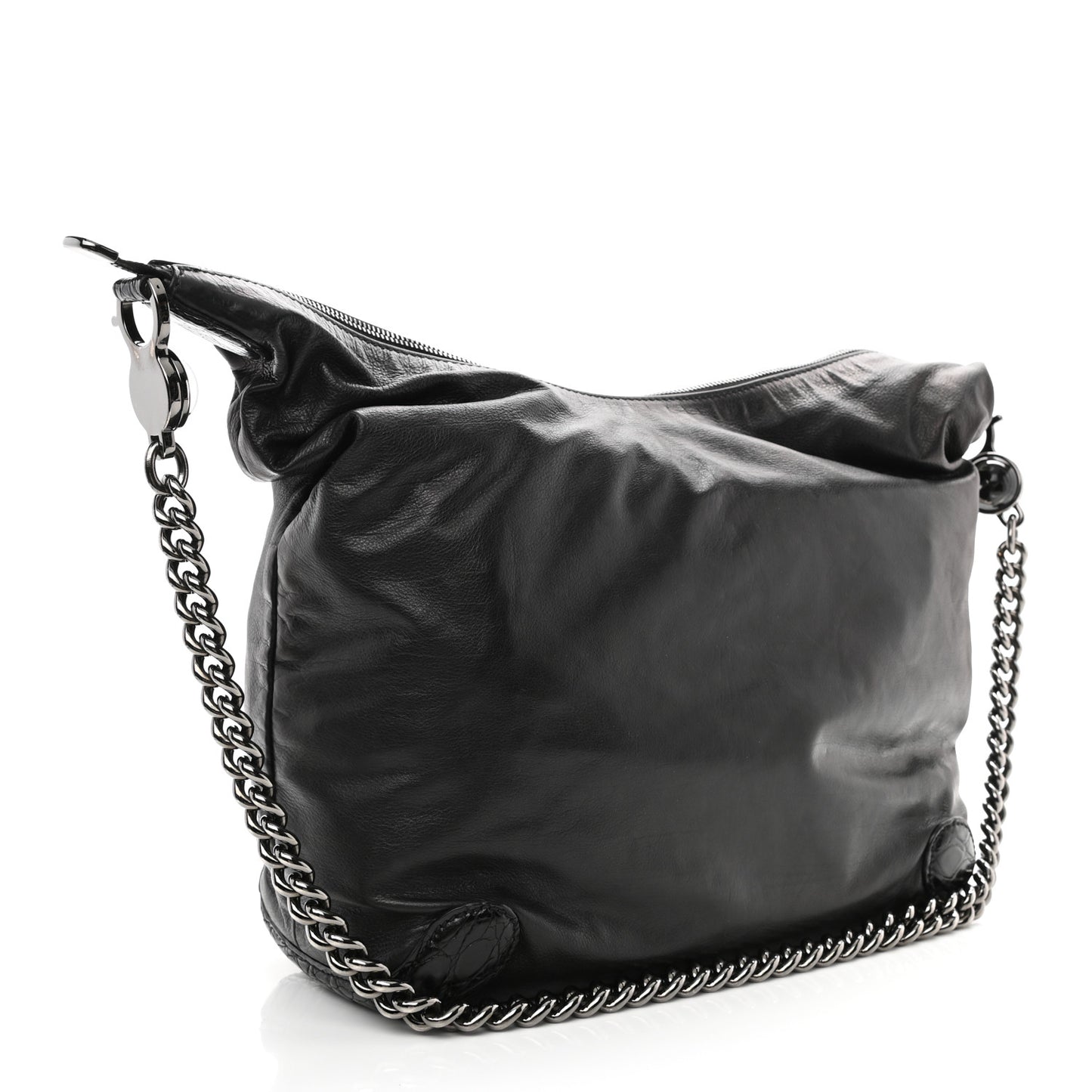 Calfskin Galaxy Hobo Black