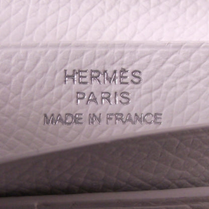 Hermes Epsom Leather Bearn Bi-Fold Wallet White 7 of 11