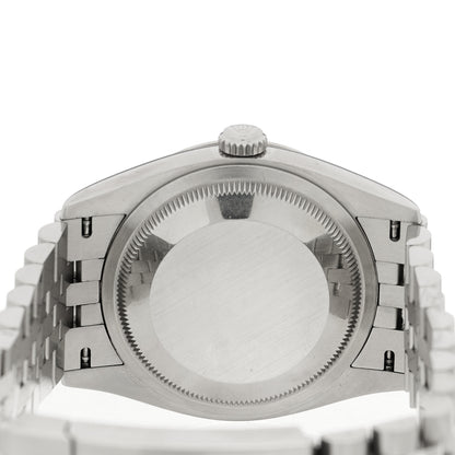 Rolex Stainless Steel 18K White Gold 36mm Oyster Perpetual Datejust Watch Mint Green 126234 4 of 5