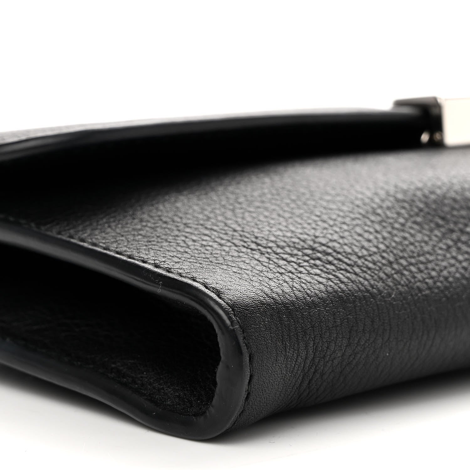 Balenciaga Calfskin Barb Wire Flap Shoulder Bag Black 9 of 13