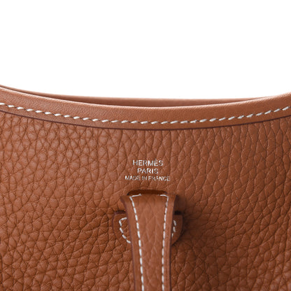 Hermes Taurillon Clemence Evelyne TPM Gold 9 of 11