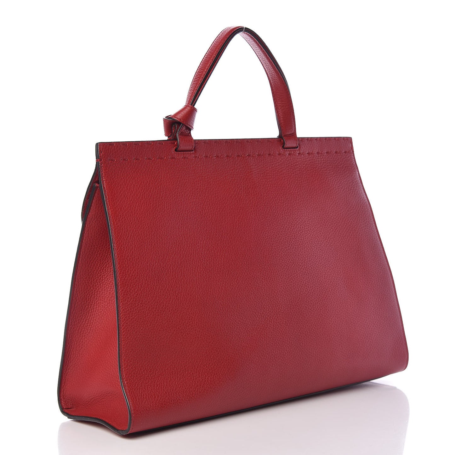 Calfskin Medium GG Marmont Top Handle Bag Vulcanic Red