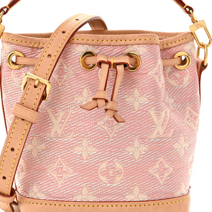 Louis Vuitton Monoglam Nano Noe Rose 7 of 11