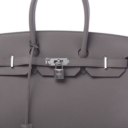 Hermes Togo Birkin 35 Etain 8 of 11