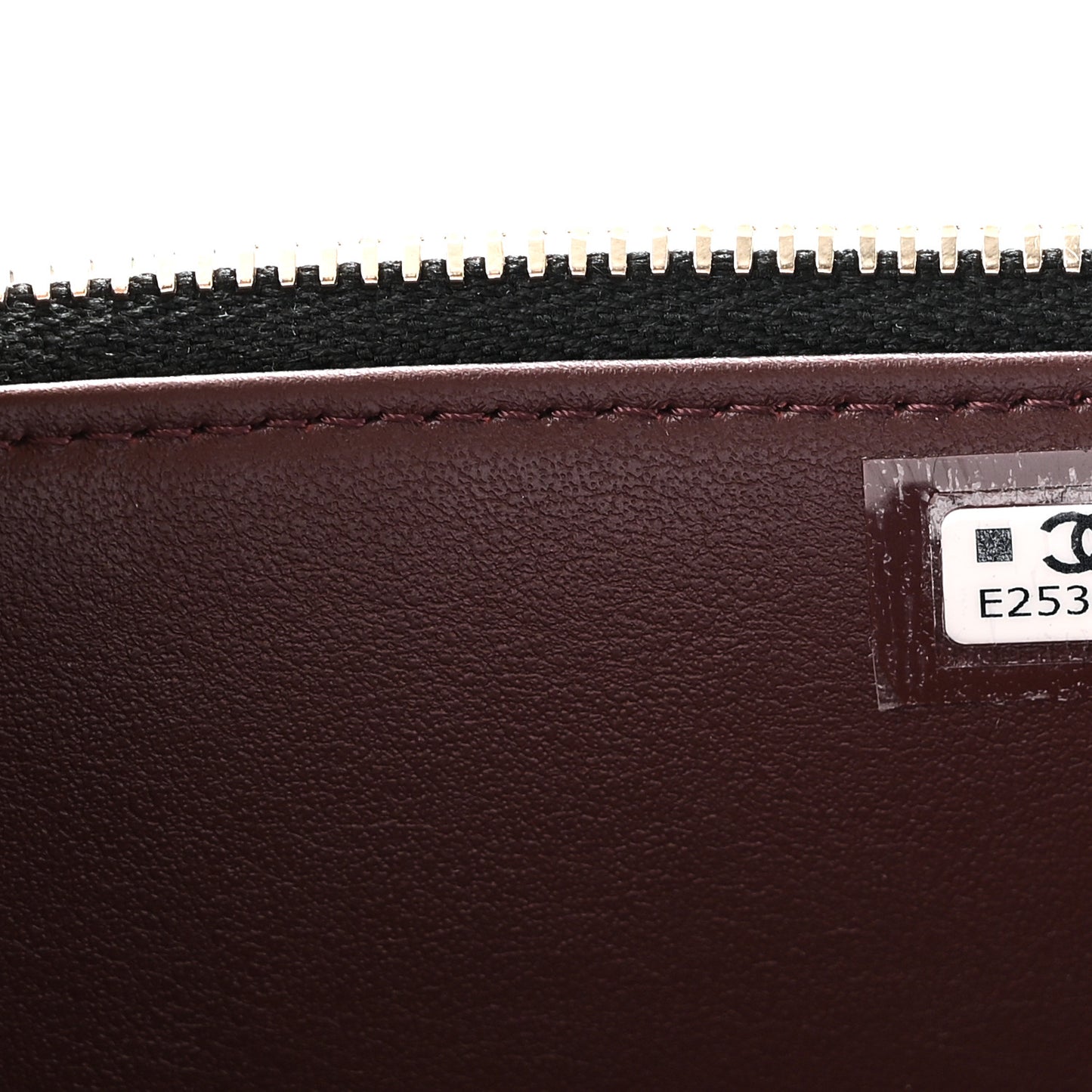 Caviar Quilted Small Vanity Case With Chain Black Black