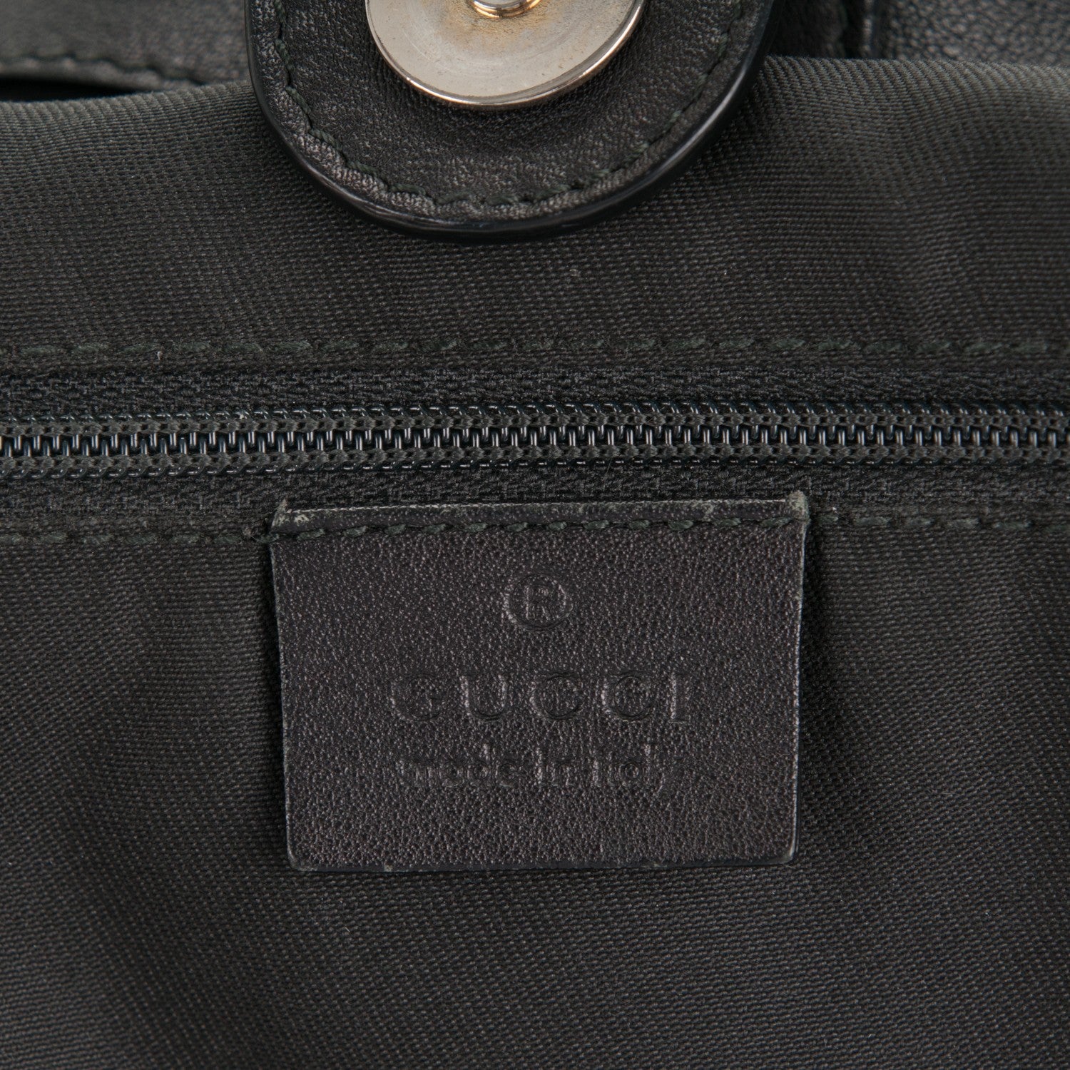 Gucci Monogram Large Sukey Tote Black 6 of 11