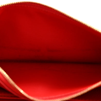 Louis Vuitton Empreinte Bloom Flower Emilie Wallet Marine Rouge 8 of 9
