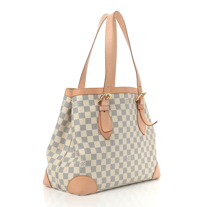 Louis Vuitton Damier Azur Hampstead MM 3 of 10