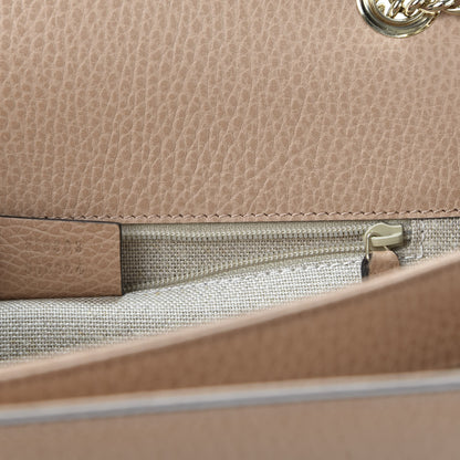 Gucci Dollar Calfskin Interlocking G Shoulder Bag Camelia 8 of 9