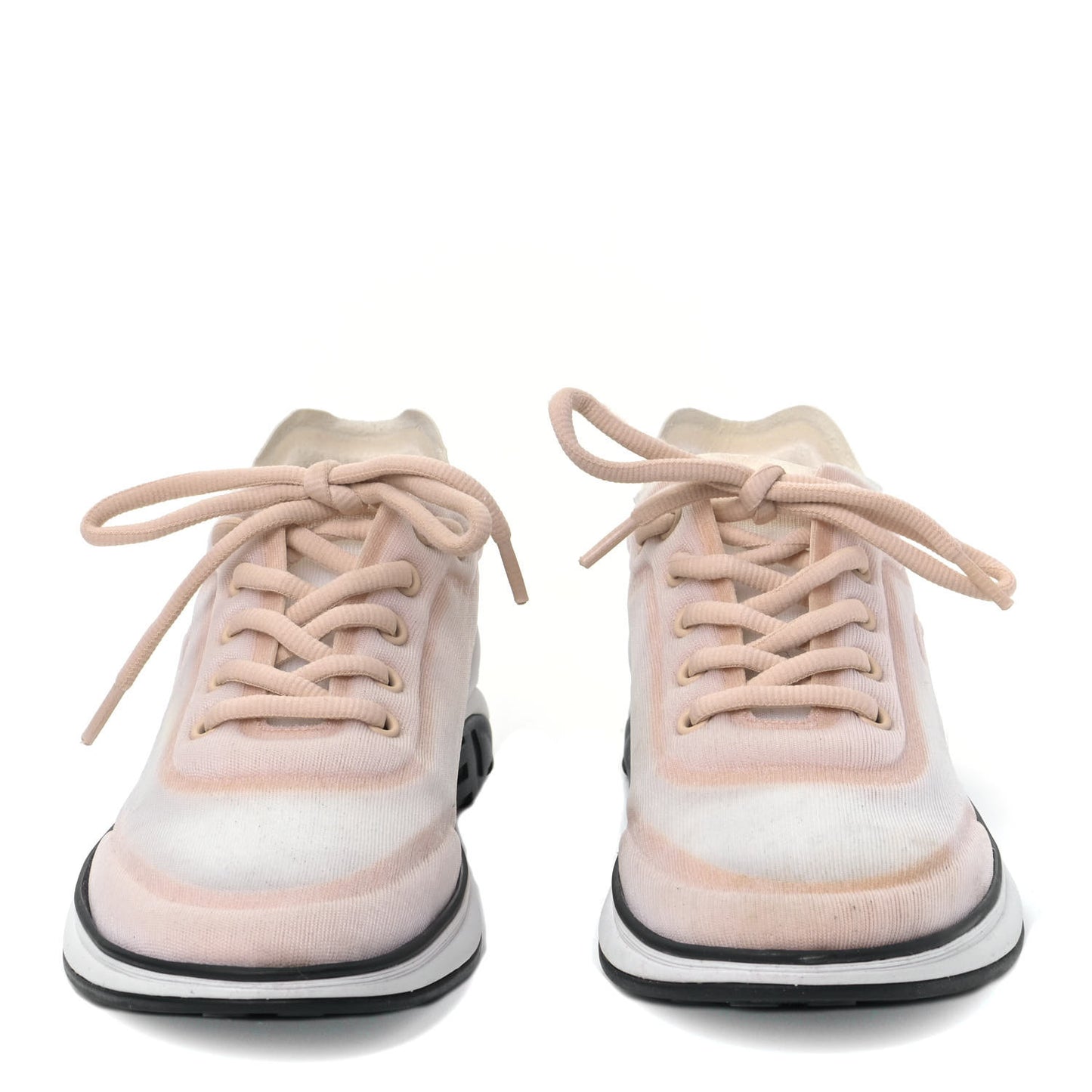 Lycra Fabric CC Sneakers 37.5 White Beige