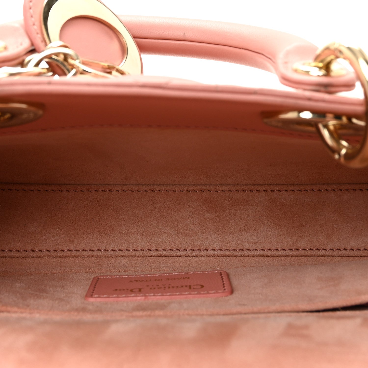 Christian Dior Lambskin Cannage Small Lady D-Joy Light Pink 5 of 9